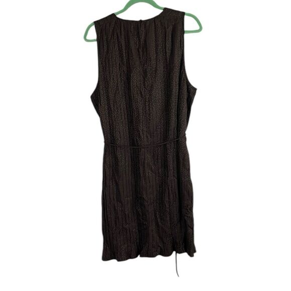 Banana Republic Dark Brown Fit Sleeveless Mini Dress, Size XL, NWT - Picture 6 of 10